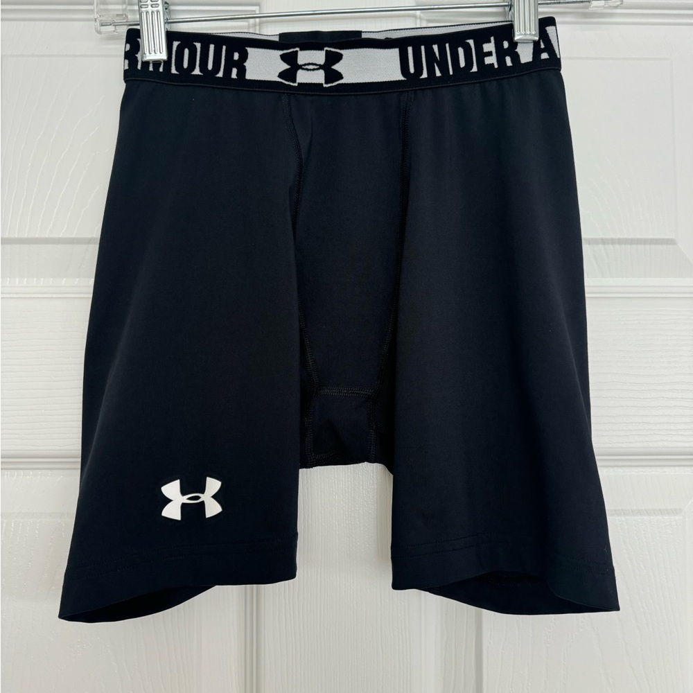 Under Armor Protect this House Black Compression Athletic Shorts Men Size Medium